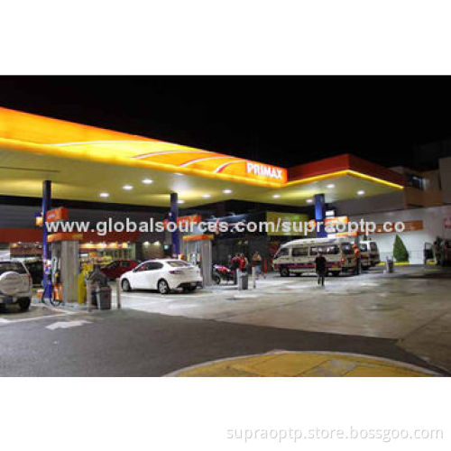 LED Gas Station Light with 100-240V AC Input Voltages